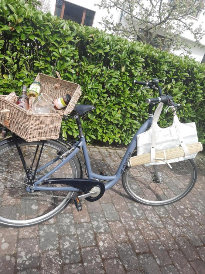 Moin !Die Weserbude Nordenham Exterior foto